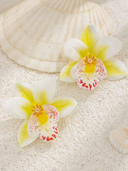 Women Floral Studs Earrings