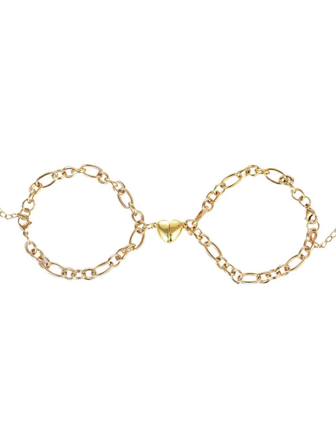 SALTY Men Pack Of 2 Stainless Steel Link Bracelet