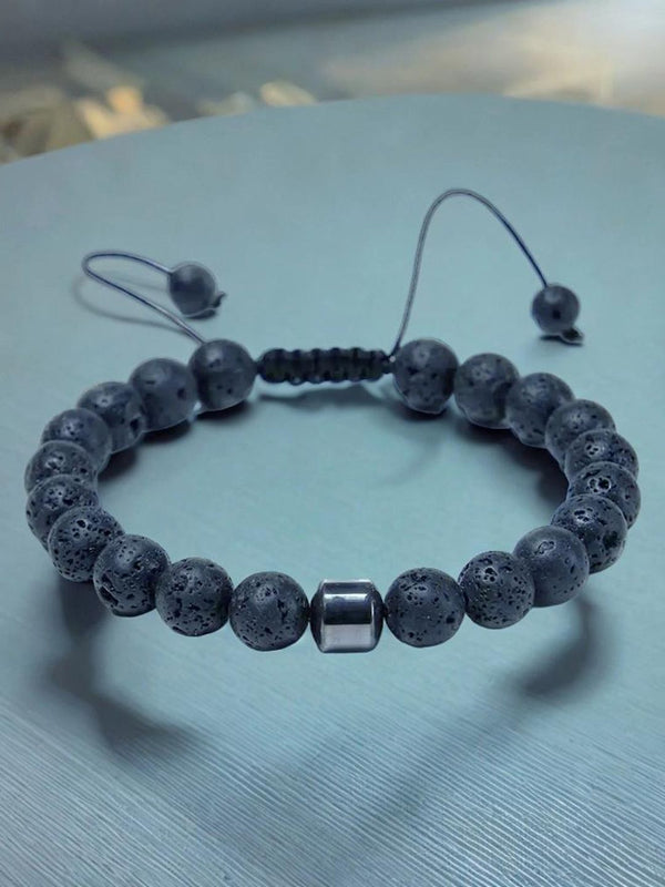 SALTY Men Beaded Elasticated Bracelet