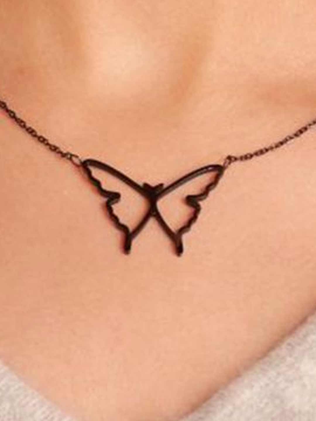 SALTY Butterfly Pendant Necklace