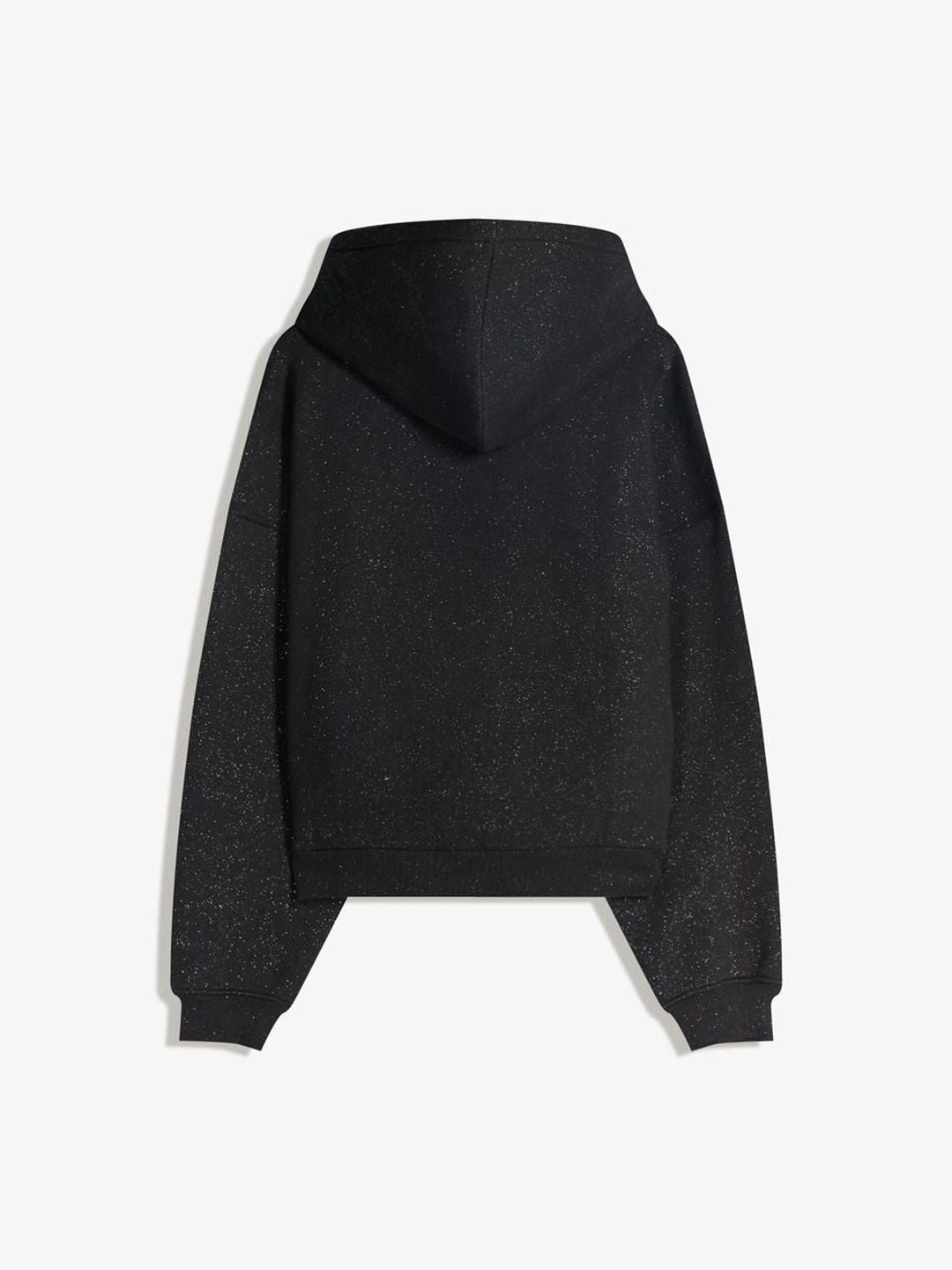 Glitter hood sweatshirt
