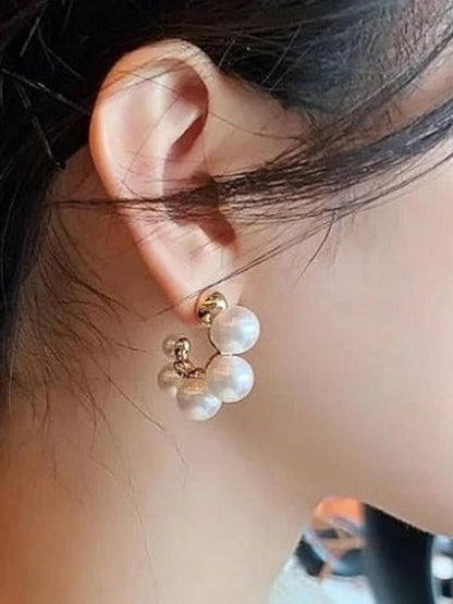 SALTY Heart-Shaped Magnetic Necklace & Pearl Perfection Earrings Jewellery Set