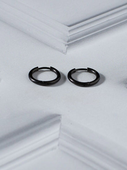 SALTY Contemporary Alloy Hoop Earrings