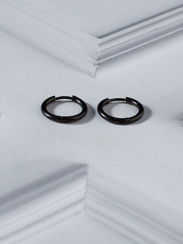 SALTY Contemporary Alloy Hoop Earrings