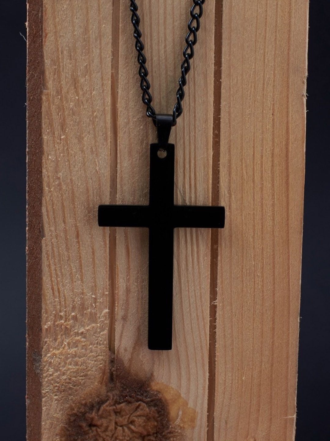 SALTY Men Christ'S Crucifix Chain with Pendant