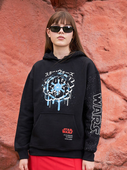 Star Wars Dark Side Graphic Hooded Sweatshirt