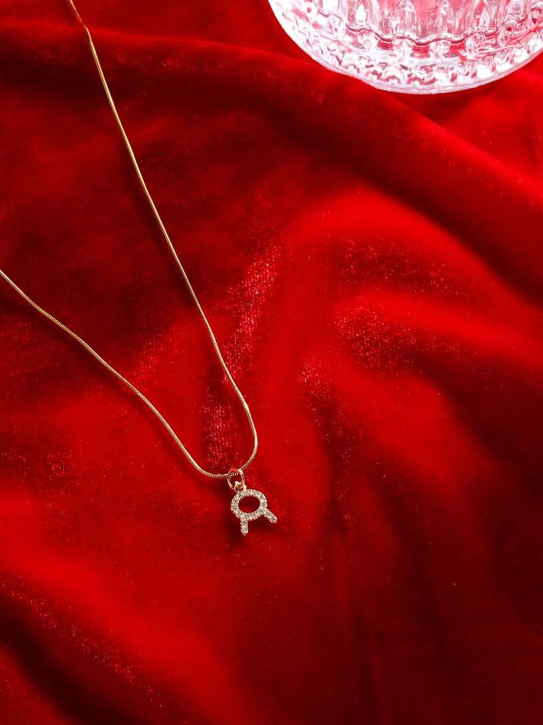 SALTY Stone Studded Cosmic Zodiac Taurus Pendant With Chain