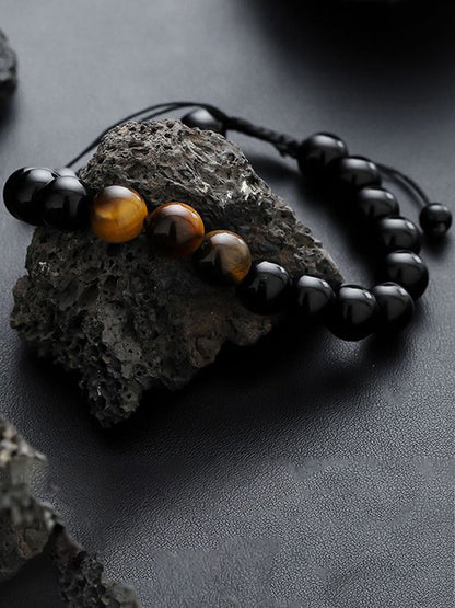 Men Artificial Beads Bracelet