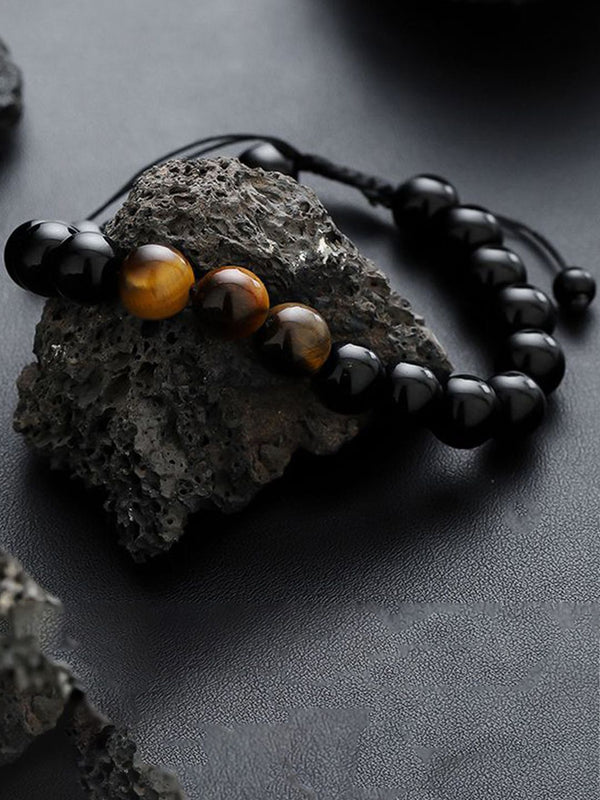 Men Artificial Beads Bracelet