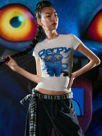 Kpop Demon Hunters short sleeve print T-shirt