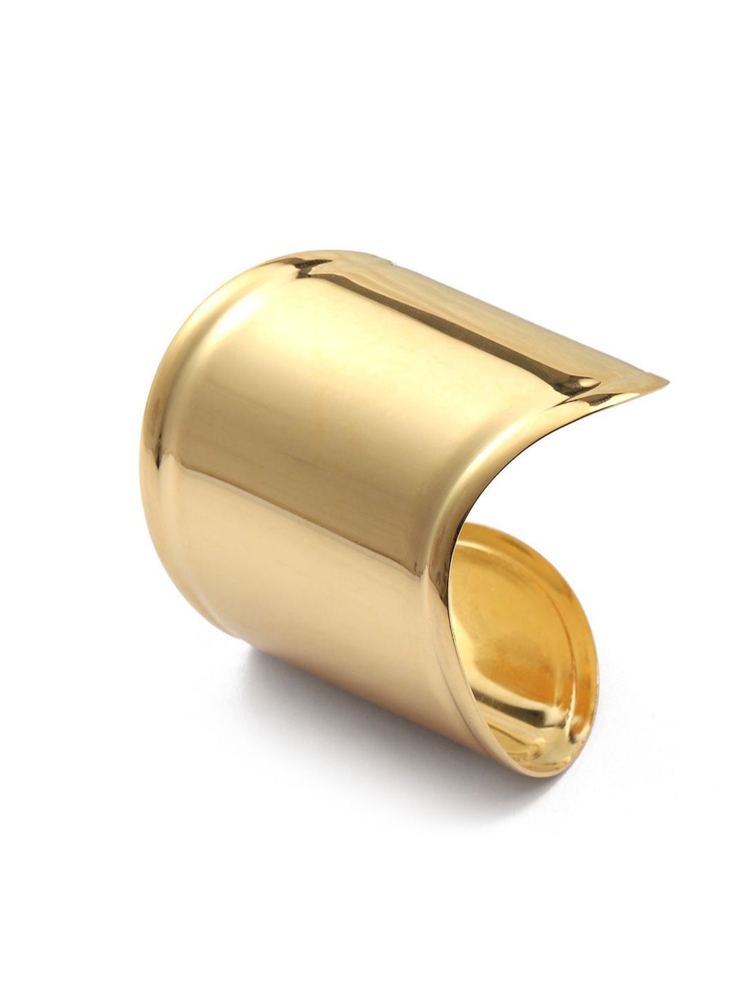 SALTY Gold-Plated Big Bold Cuff Bracelet