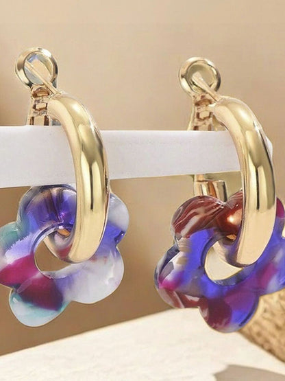 Circular Hoop Earrings