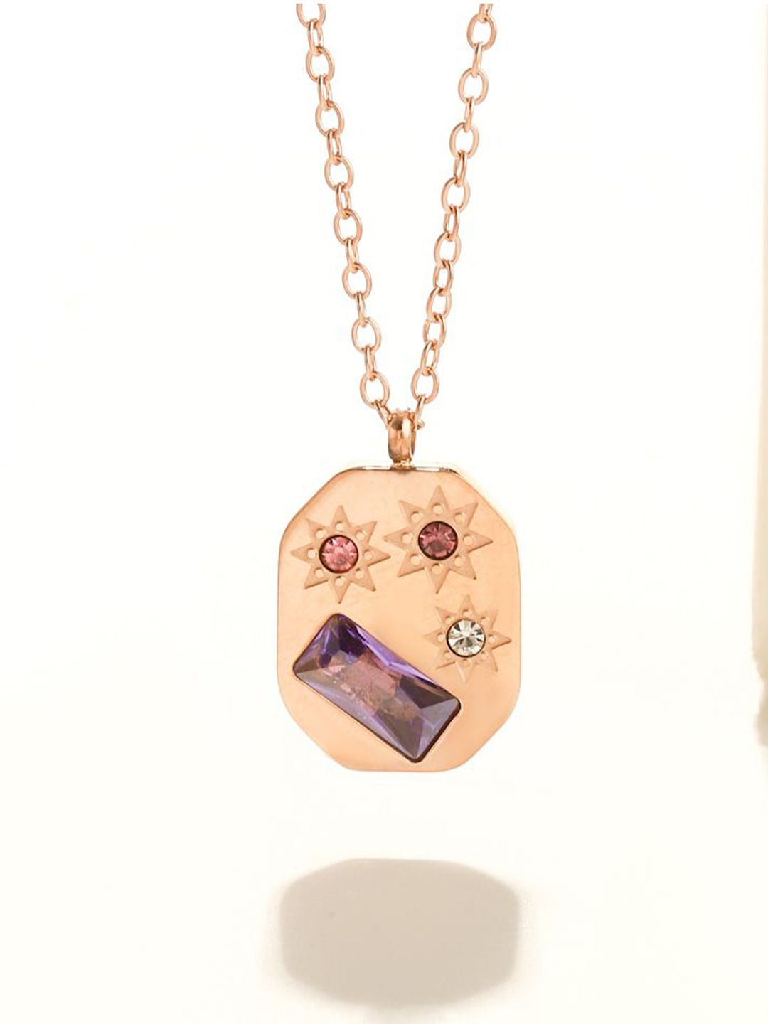 SALTY Geometric Pendants With Chains