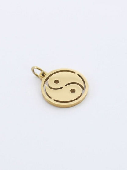 SALTY Women Stainless Steel Yin-Yang Pendant With Chain
