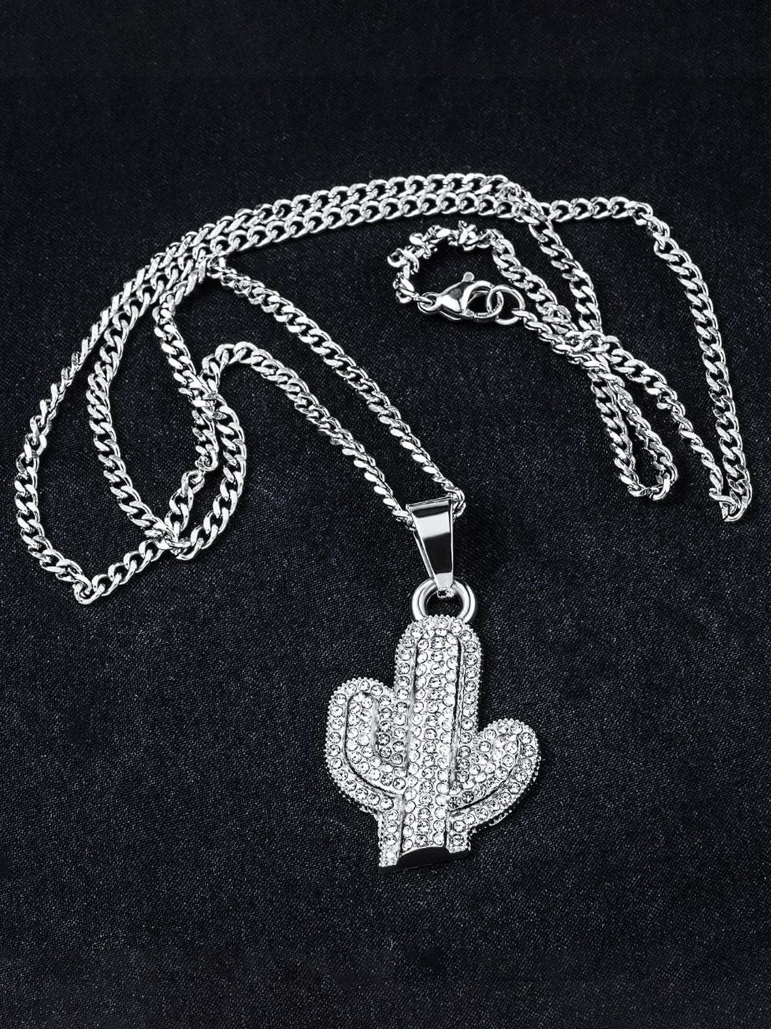 SALTY Men Stainless Steel Pendant with Chains