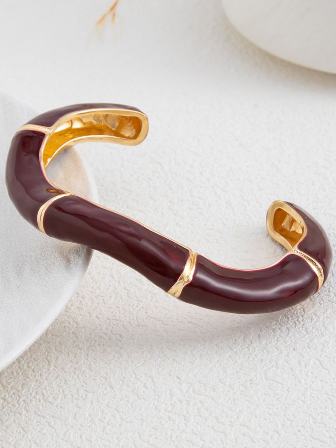 Gold-Plated Kada Bracelet