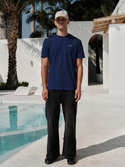 Men Pure Cotton Round Neck Supima Relaxed Fit T-shirt