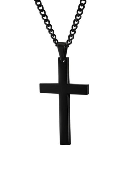 SALTY Men Christ'S Crucifix Chain with Pendant