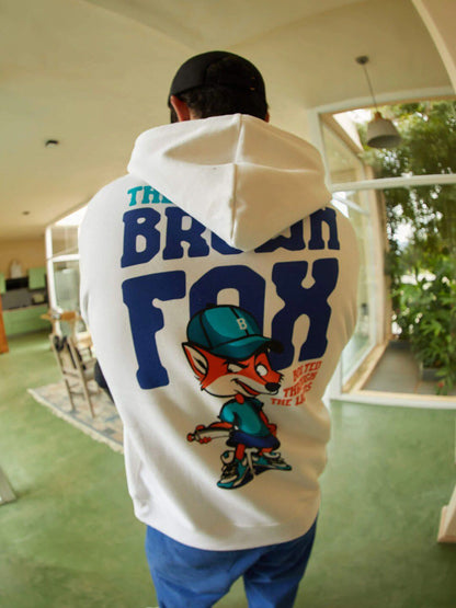 Brown Fox Printed Cotton Sweatshirt