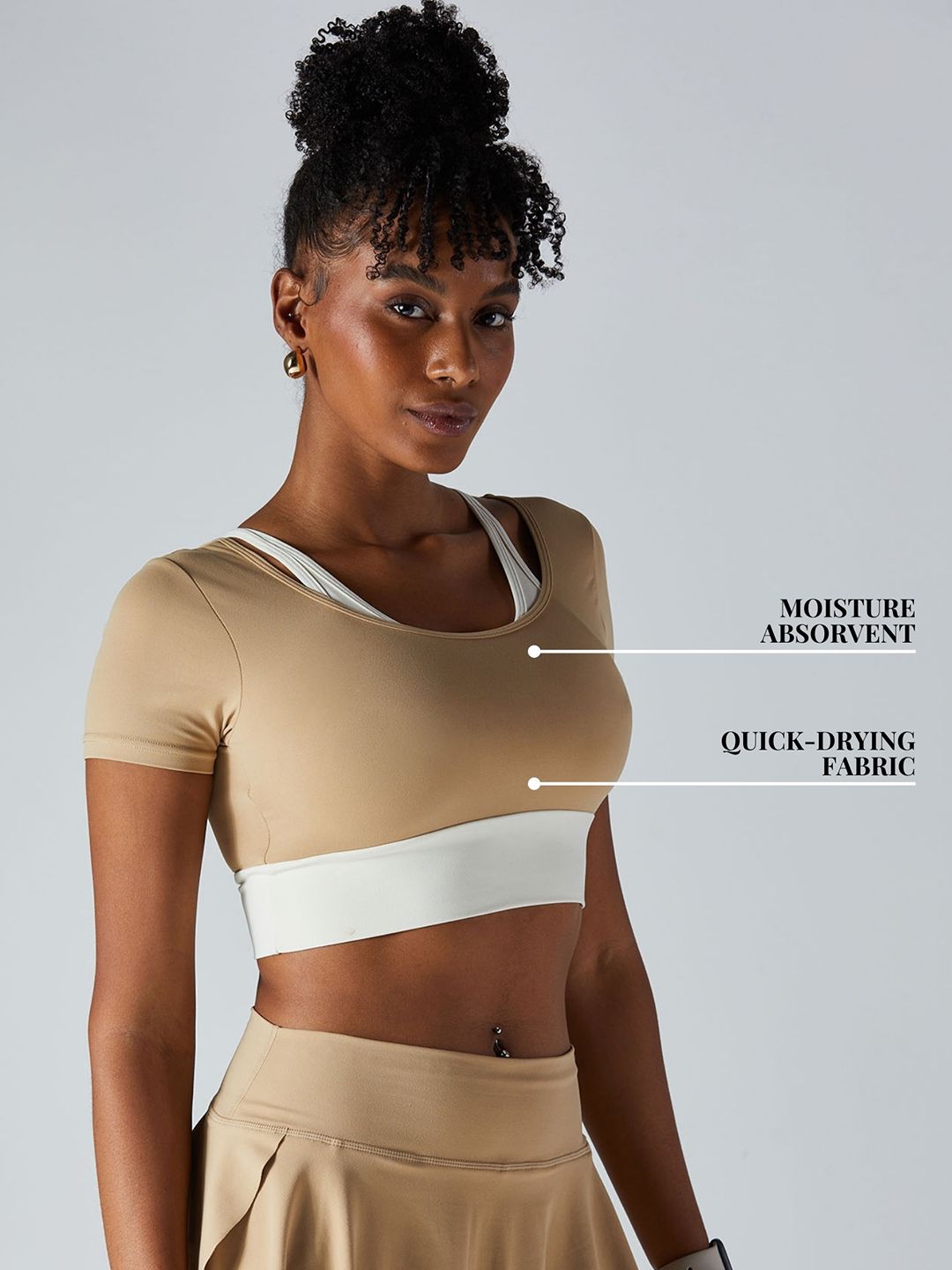 Nude Duotone Top