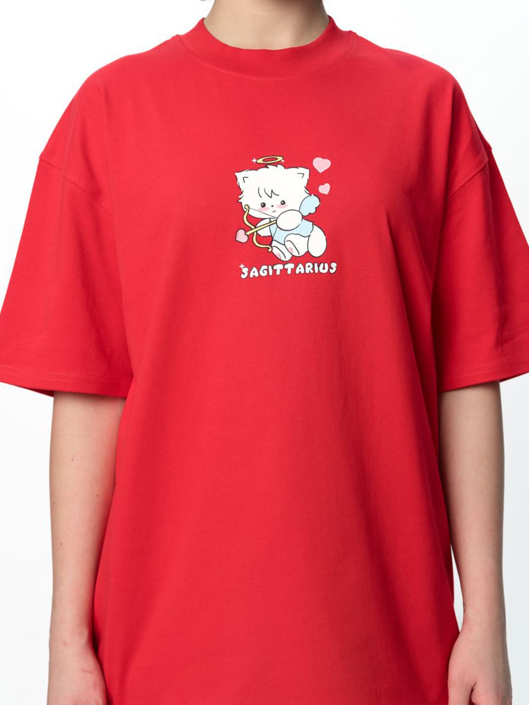 Women Sagittarius Spark Oversized T-Shirt