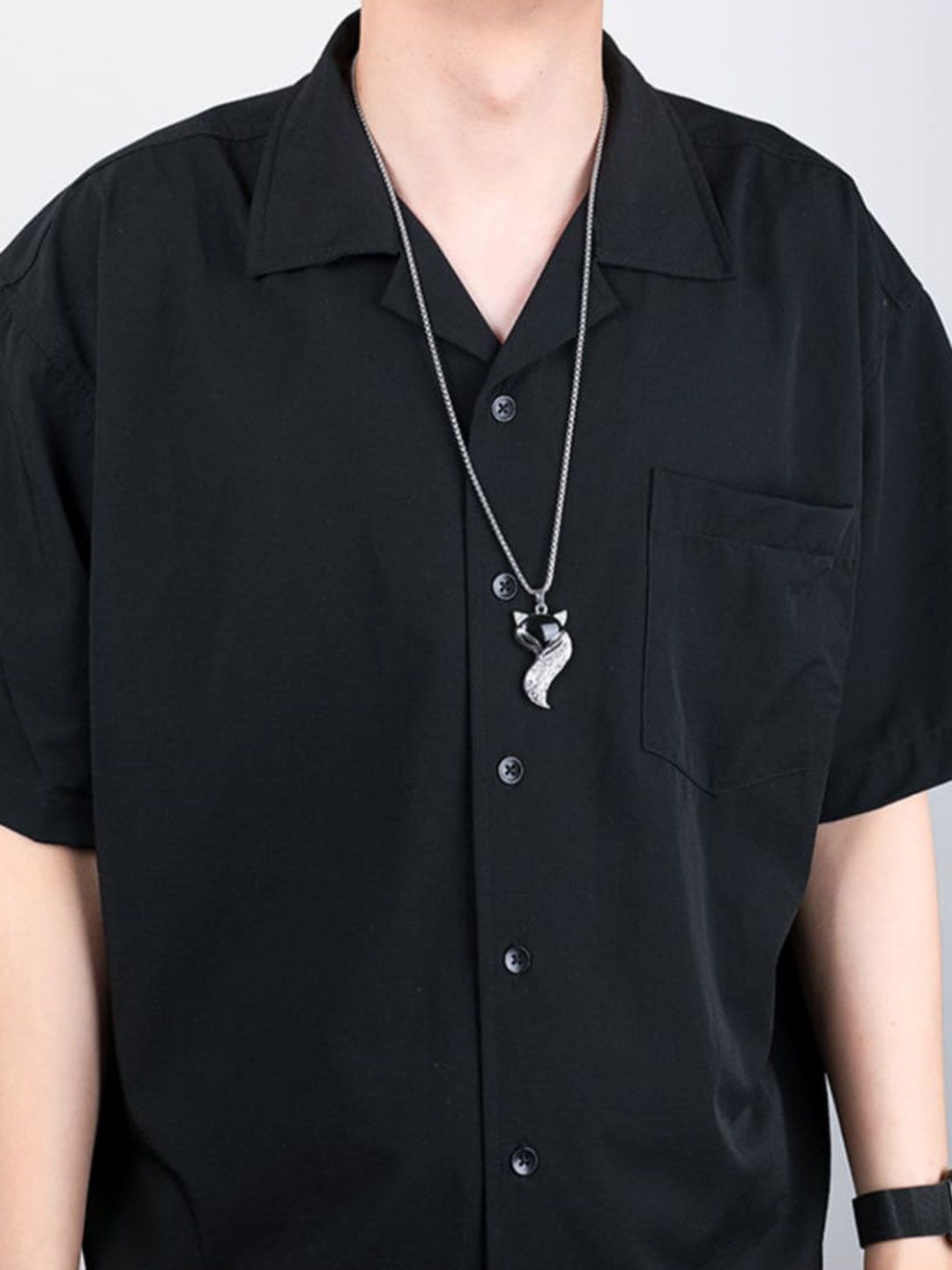 SALTY Men Stainless Steel Mischief Maker Pendant with Chain
