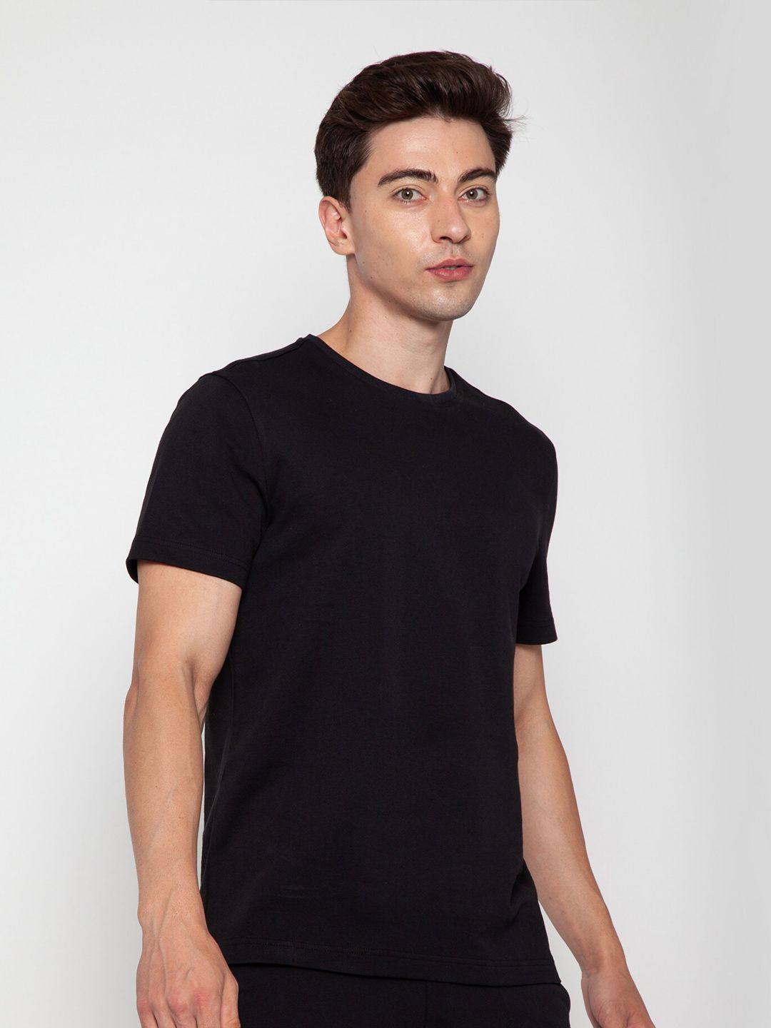 Black Cava Embossed T-Shirt