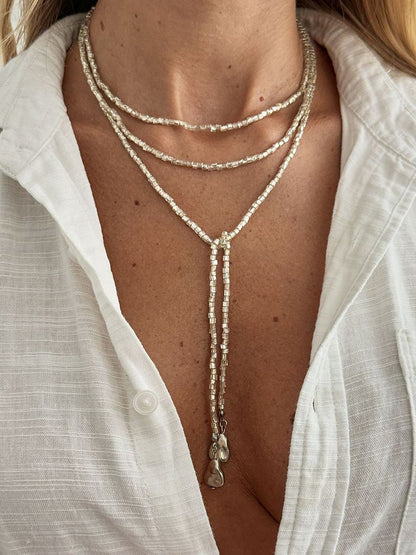 Silver-Plated Handcrafted Necklace