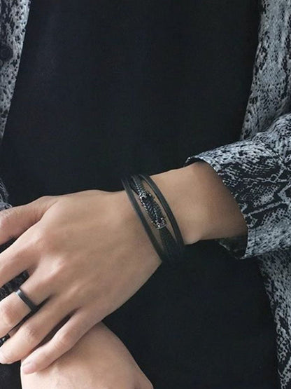 Men Silver-Plated Link Bracelet