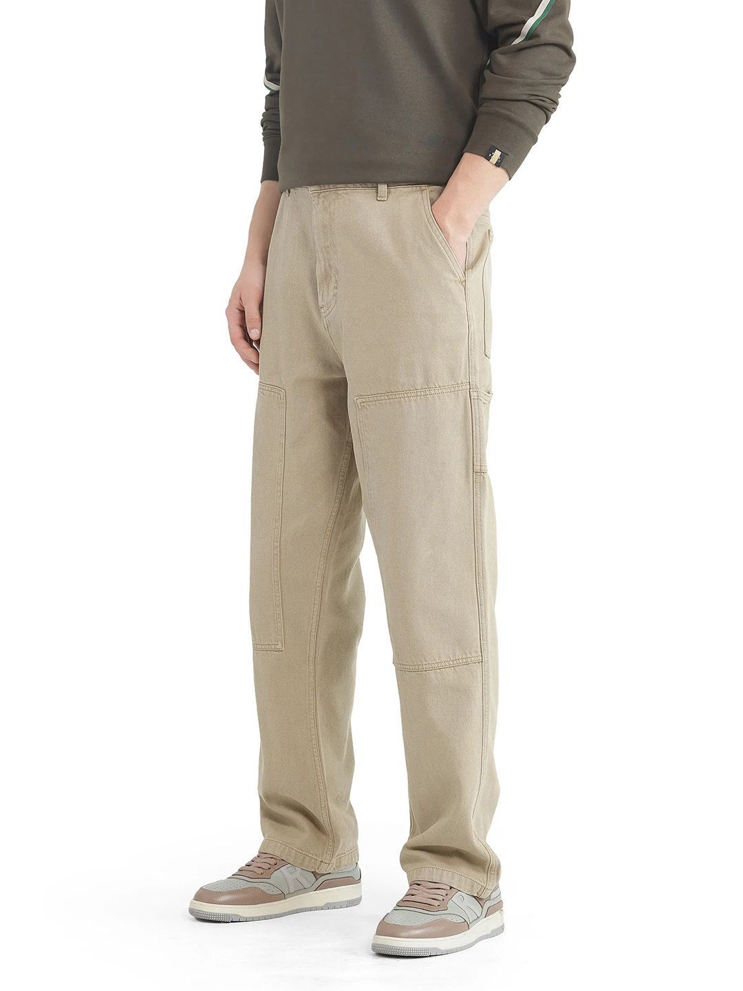 Men KLOP PRIMARY BEIGE Jeans