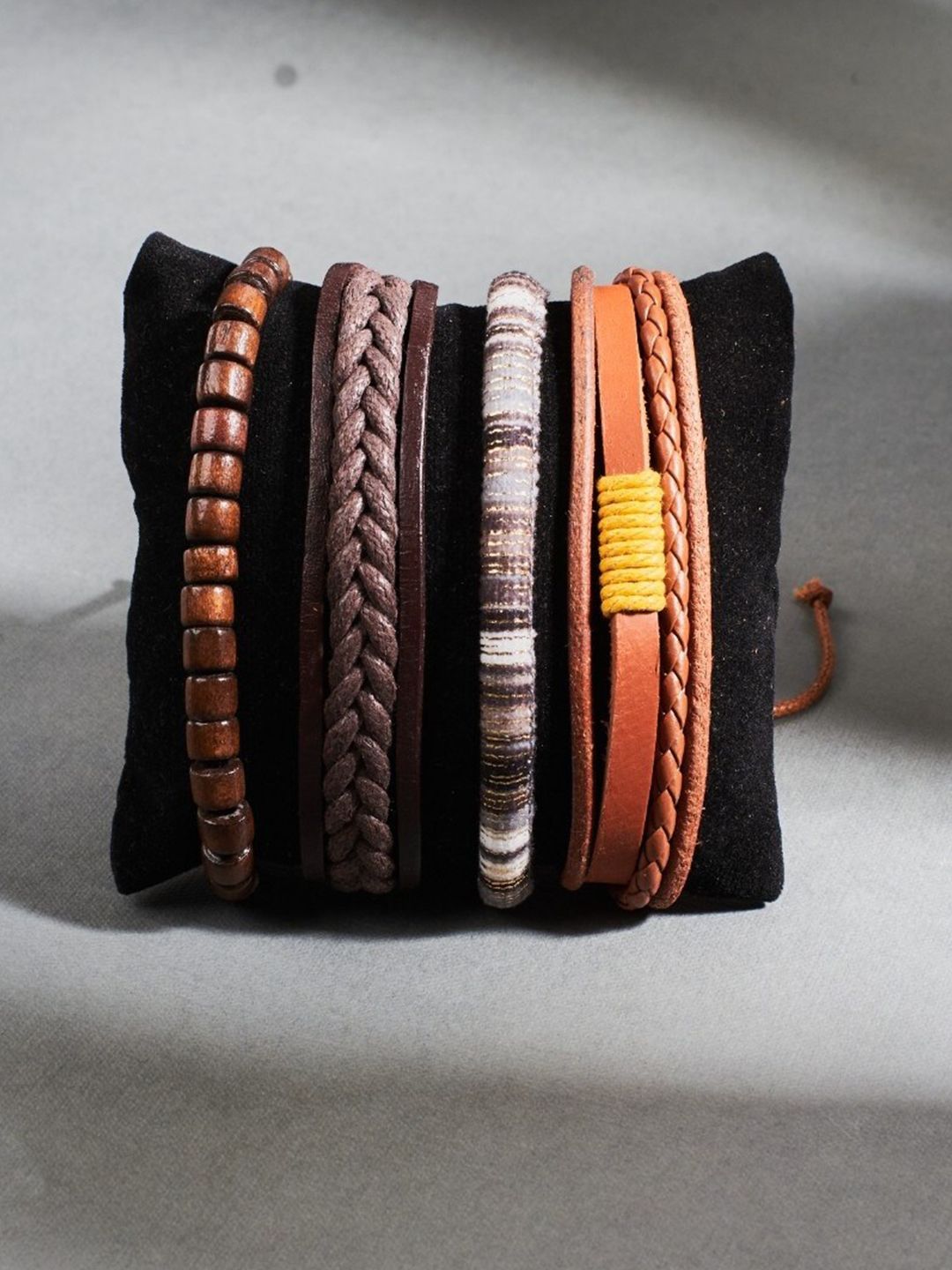 SALTY Men Leather Wraparound Bracelet