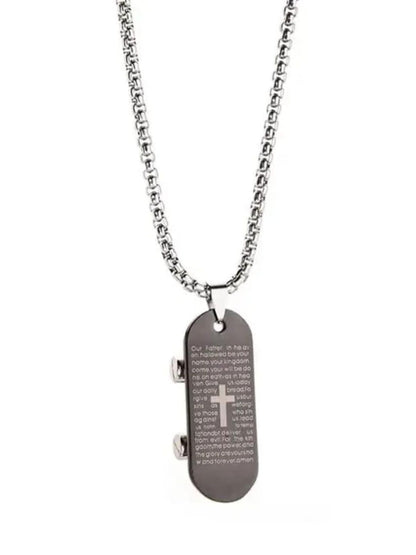 SALTY Men Stainless Steel Contemporary Pendants with Chains