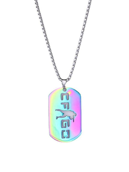 SALTY Silver-Plated Contemporary Pendants With Chain