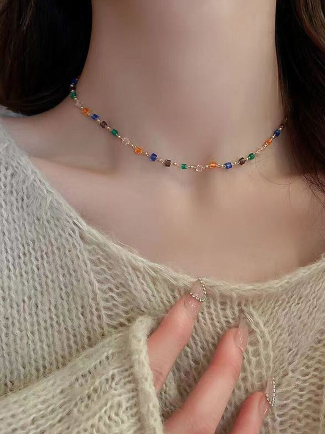 SALTY Women Boho Beaded Chain