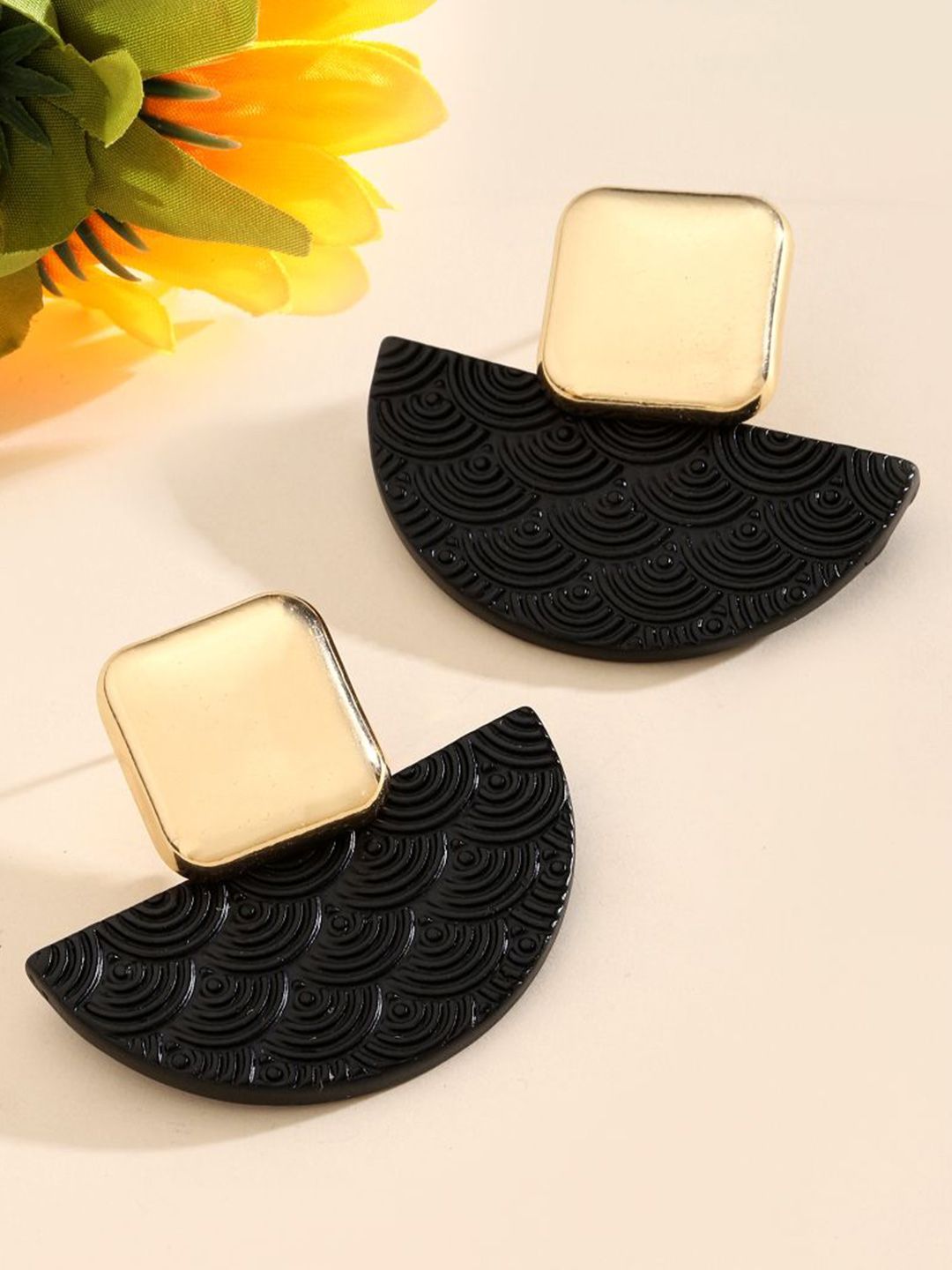 SALTY Lush Square Shaped Studs