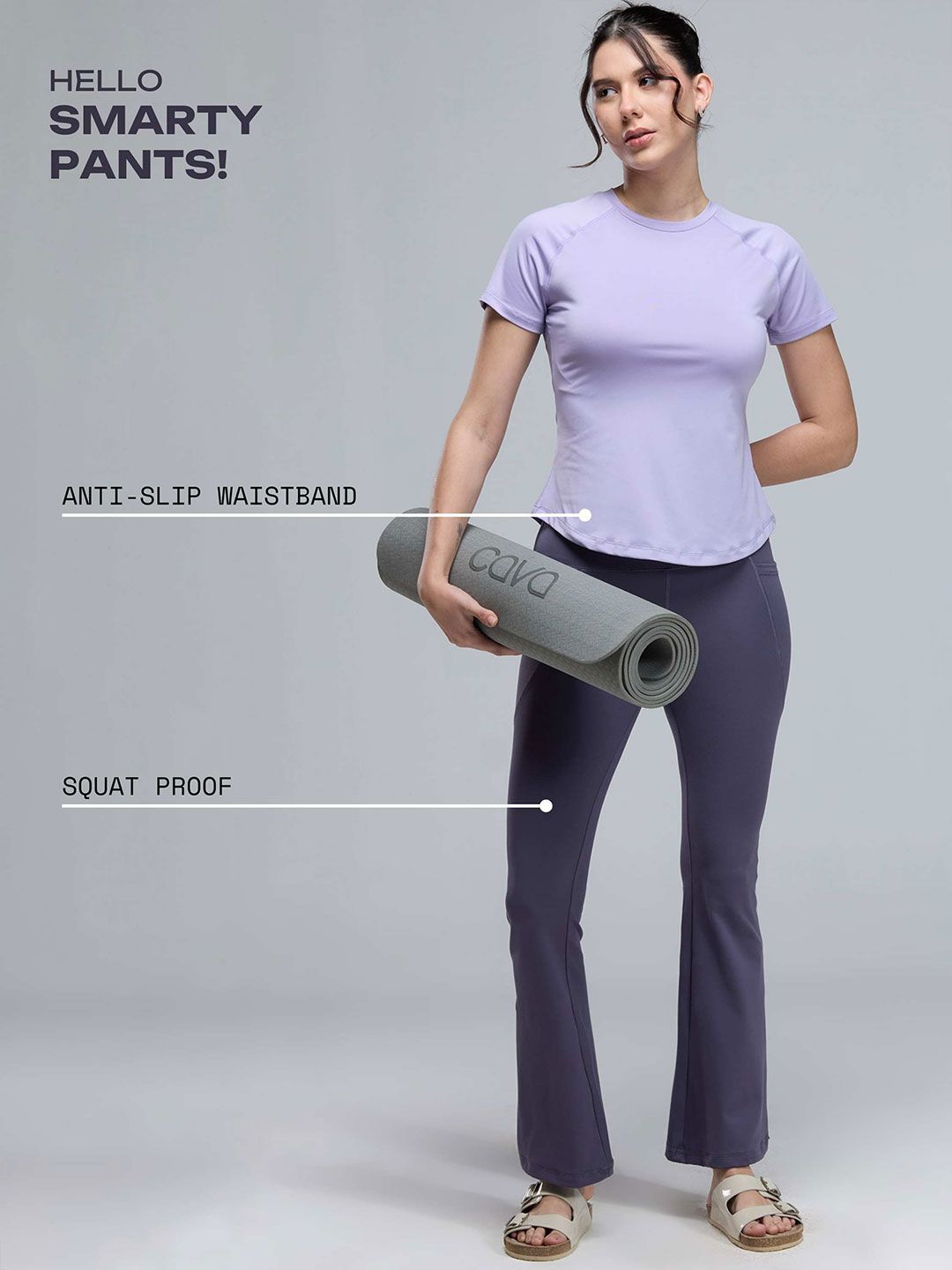 Women Mauve Sculpt Leggings