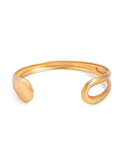 Women Gold-Plated Cuff Bracelet