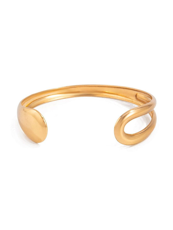 Women Gold-Plated Cuff Bracelet