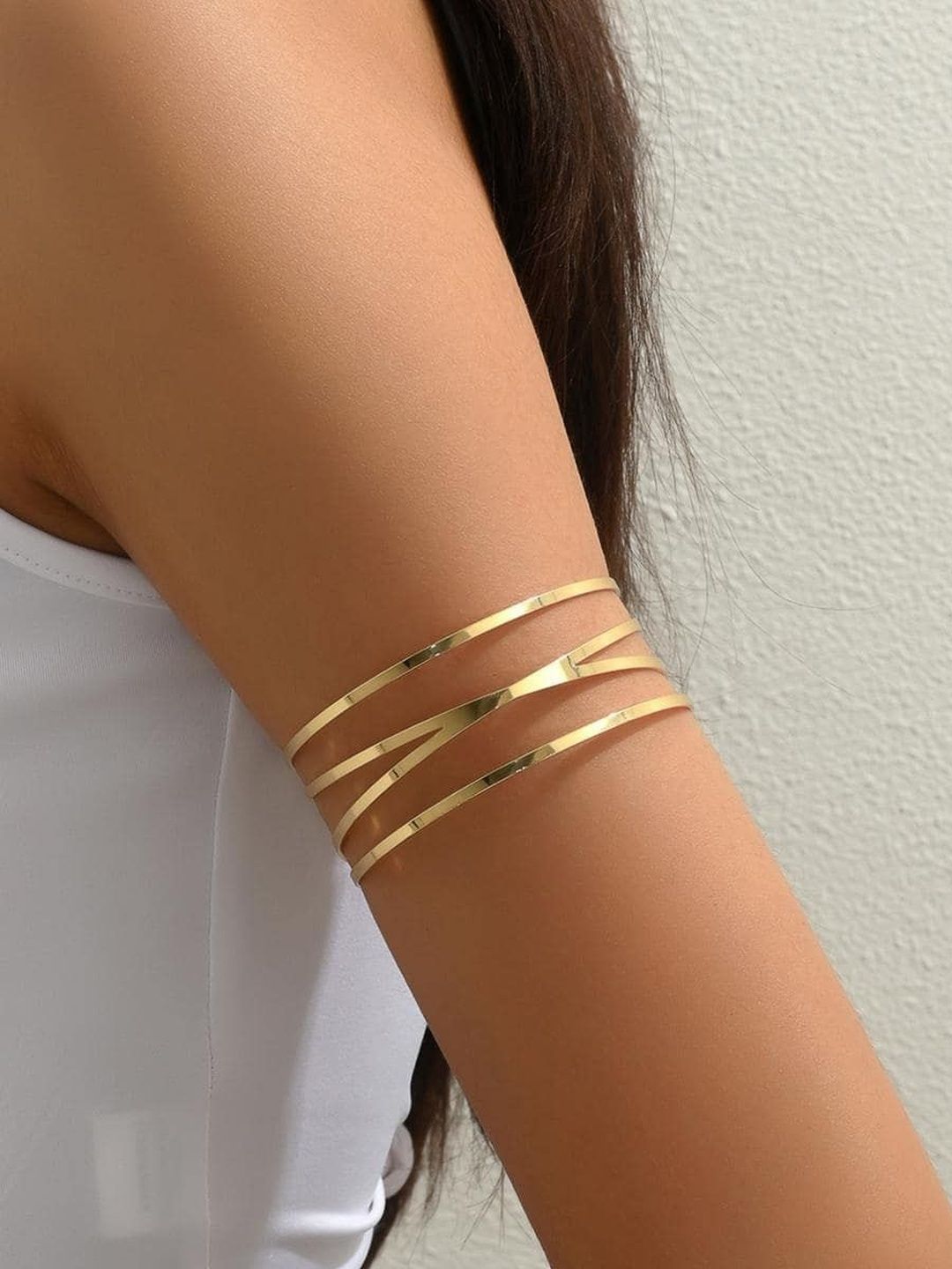 Women Gold-Plated Armlet Bracelet