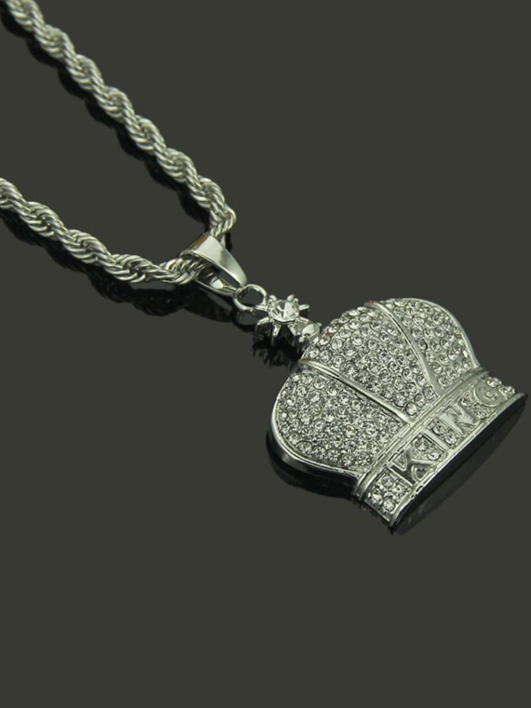 SALTY Stainless Steel Quirky Pendant With Chain