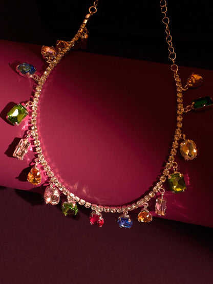 SALTY Stainless Steel Sundara Multi Stone Chain