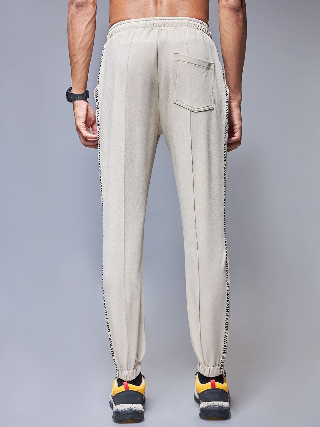 Beige Signature Sprint Joggers