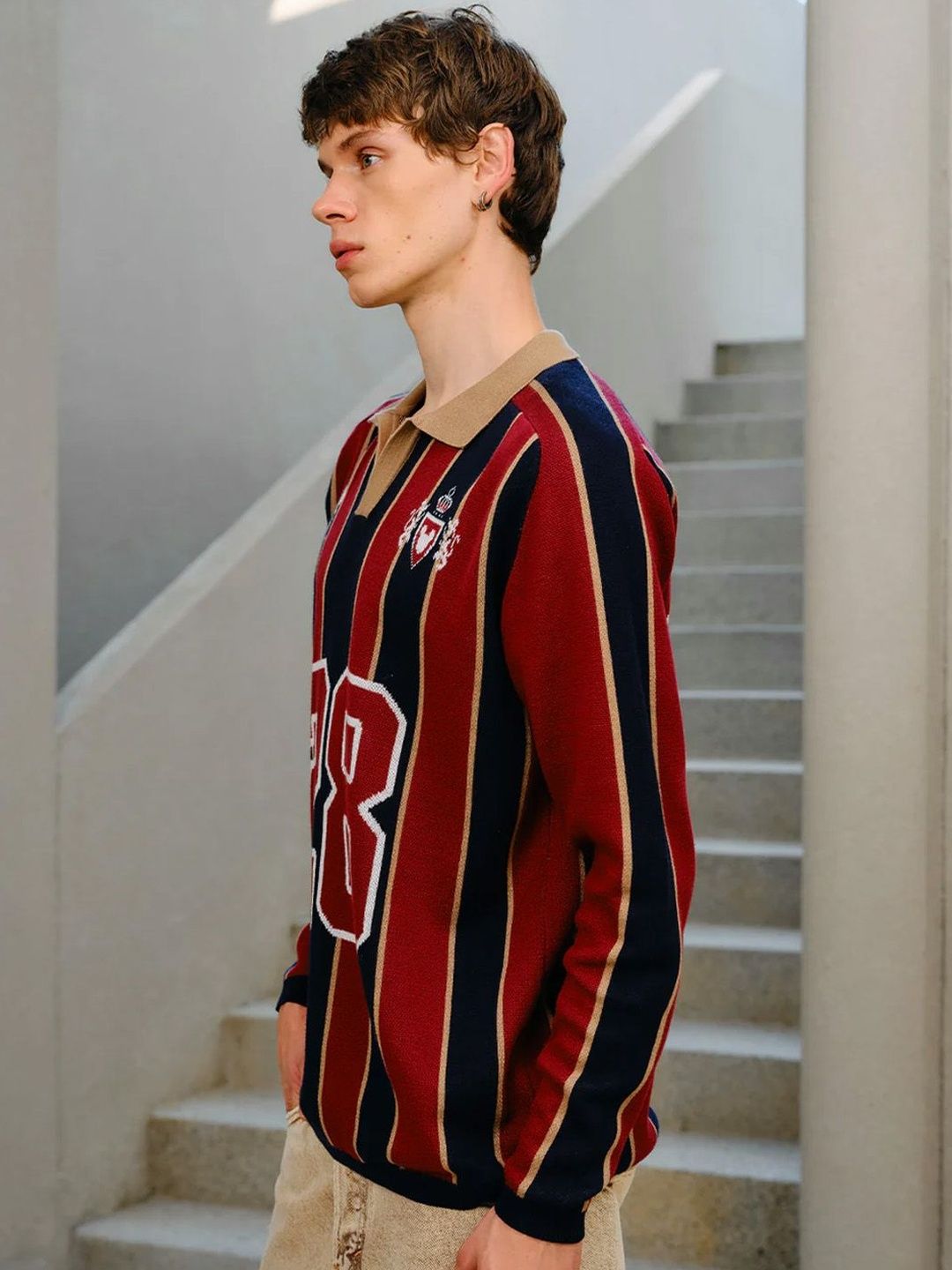 Mickey Home Run Full Sleeves Polo