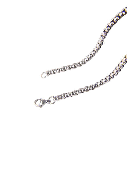 SALTY Pack of 2 Men Branche Silver Chain