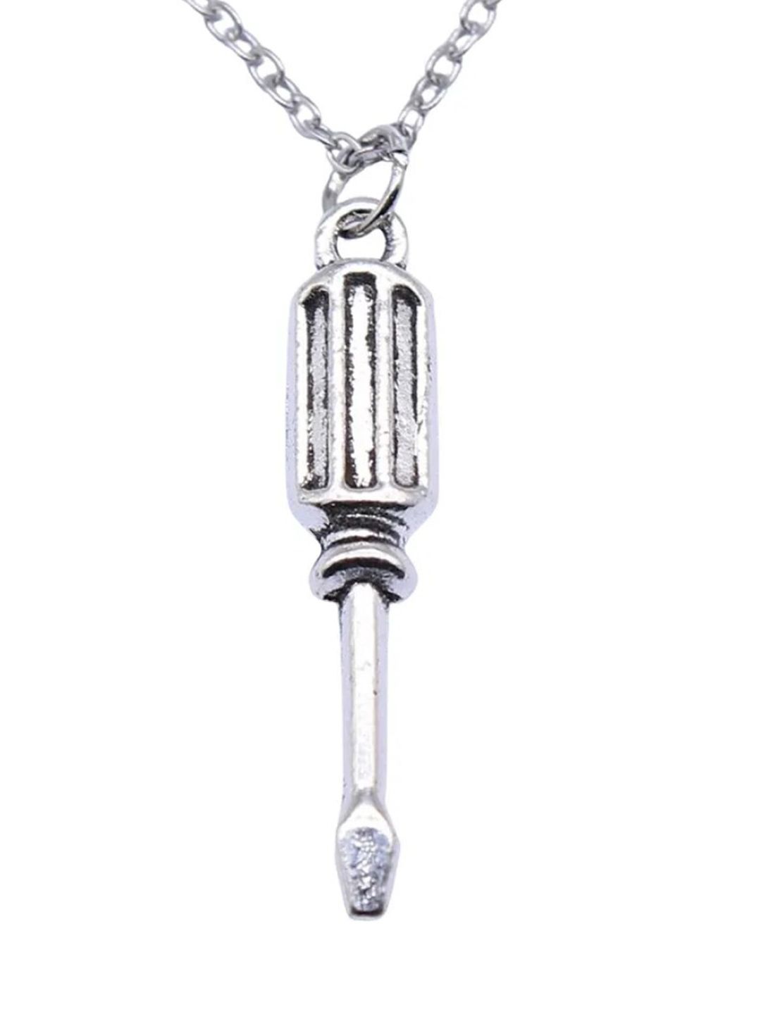 SALTY Men Silver-Plated Minimal Chain