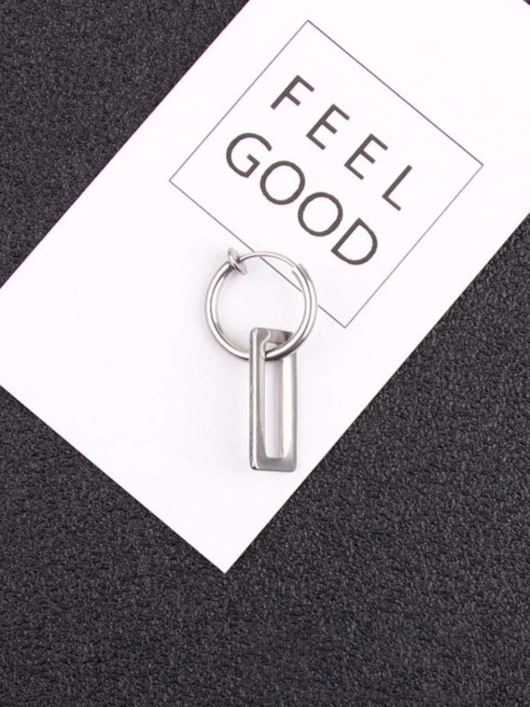 SALTY Men Stainless Steel Hoop Earrings