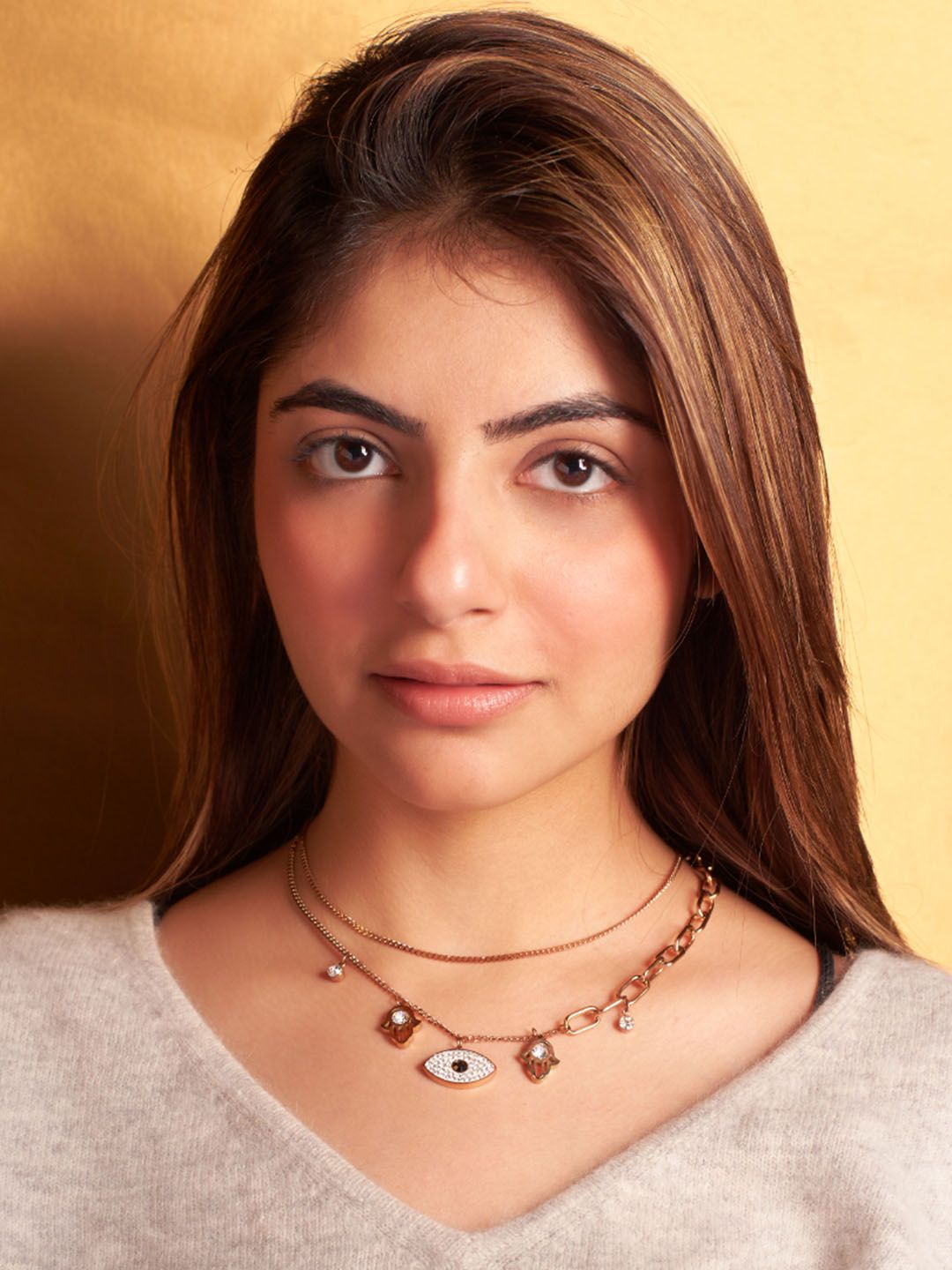 SALTY Gold-Plated Layered Chain