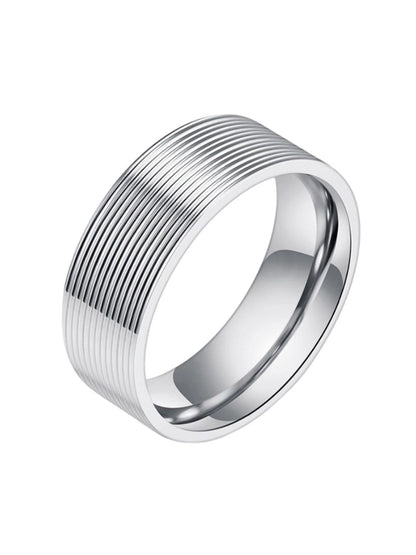 SALTY Men Stainless Steel Class Finger Rings
