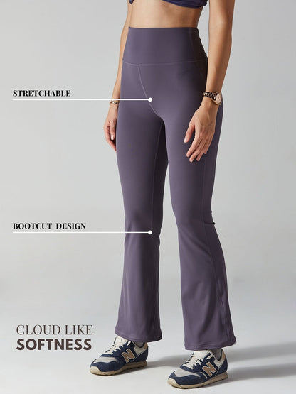 Mauve All-In Bootcut Leggings