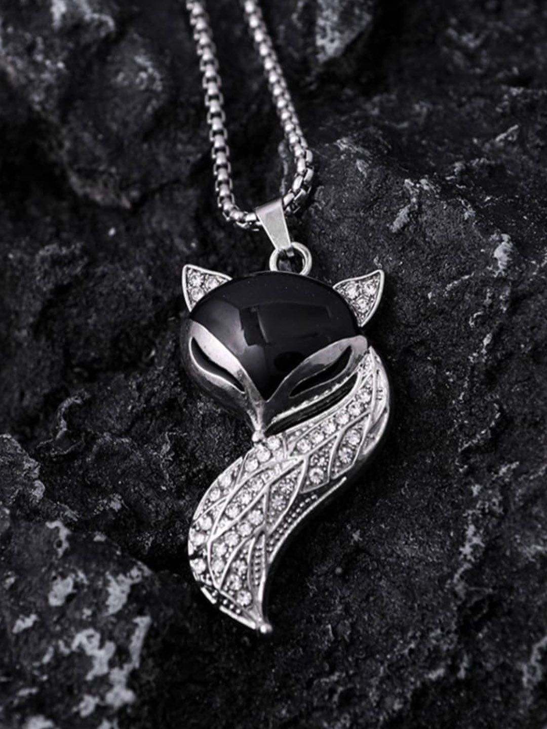 SALTY Men Stainless Steel Mischief Maker Pendant with Chain
